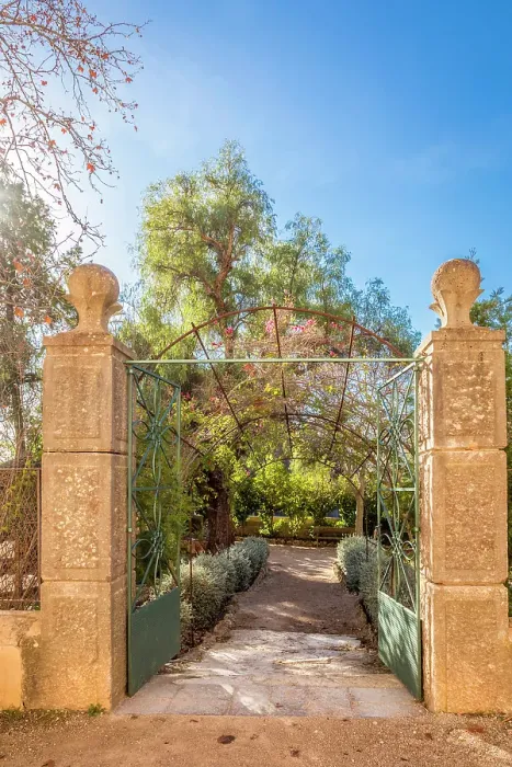 Framed Print : Entrance to the garden of Finca Publica Galatzo, Mallorca, Balearic Islands, Spain Framed Print : Entrance to the garden of Finca Publica Galatzo, Mallorca, Balearic Islands, Spain