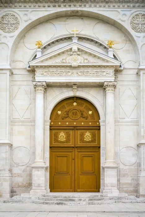 Framed Print : Entrance to Orleans Cathedral (Basilique Cathedrale Sainte-Croix) Framed Print : Entrance to Orleans Cathedral (Basilique Cathedrale Sainte-Croix)