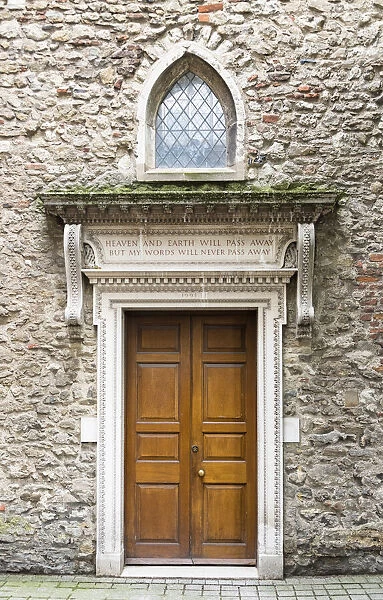 An entrance to the St Helens Bishopsgate Anglican church