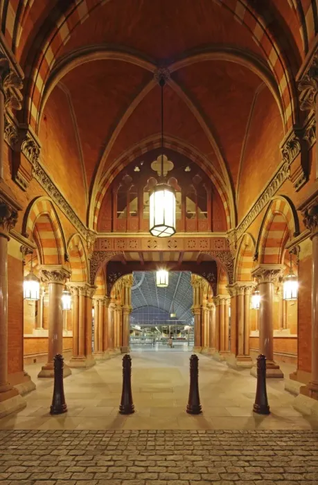 Framed Print : Entrance of St. Pancras International, home of Eurostar and gateway to the continent Framed Print : Entrance of St. Pancras International, home of Eurostar and gateway to the continent