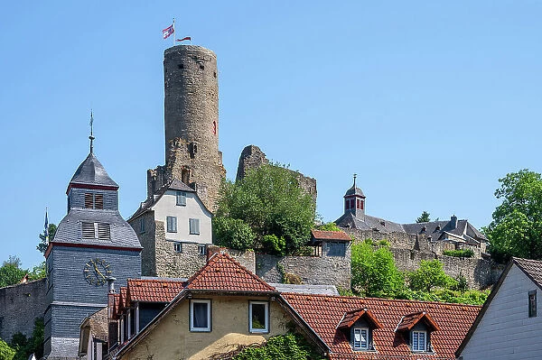 Eppstein castle, Eppstein, Taunus, Hesse, Germany