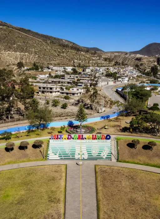 Framed Print : Equator Line seen from Monument to the Equator, Ciudad Mitad del Mundo, Middle of Framed Print : Equator Line seen from Monument to the Equator, Ciudad Mitad del Mundo, Middle of