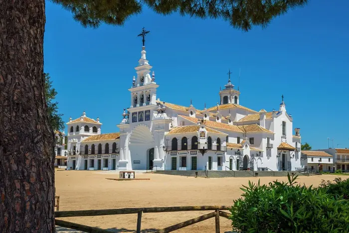 Framed Print : Ermita de la Virgen del Rocio, El Rocio, Huelva, Andalusia, Spain Framed Print : Ermita de la Virgen del Rocio, El Rocio, Huelva, Andalusia, Spain