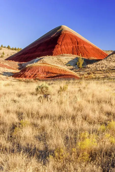 Framed Print : Eroded, exposed laterite sediments at Red Hill, John Day Fossil Beds National Monument, Painted Hills Unit, Mitchell, Oregon, USA Framed Print : Eroded, exposed laterite sediments at Red Hill, John Day Fossil Beds National Monument, Painted Hills Unit, Mitchell, Oregon, USA
