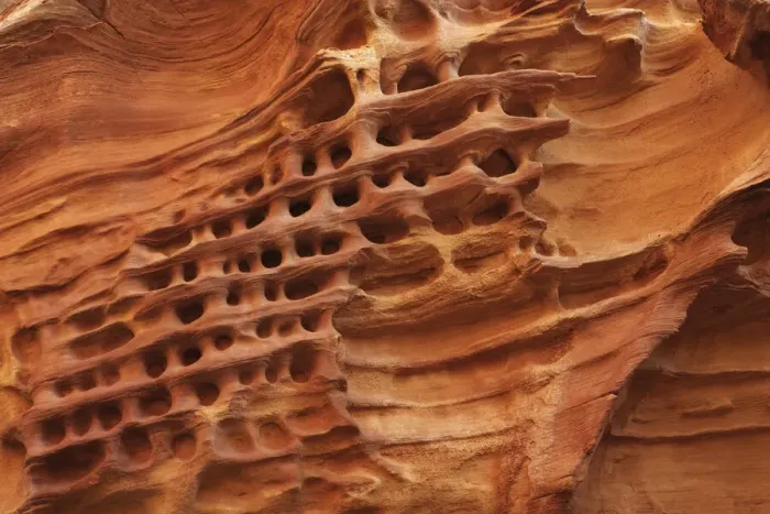 Framed Print : Erosion details in Capitol Gorge - USA, Utah, Wayne, Capitol Reef