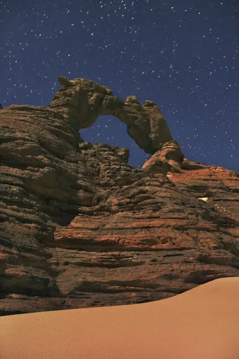 Framed Print : Erosion landscape in Tassili du Hoggar at night - Algeria, Tassili Hoggar Framed Print : Erosion landscape in Tassili du Hoggar at night - Algeria, Tassili Hoggar
