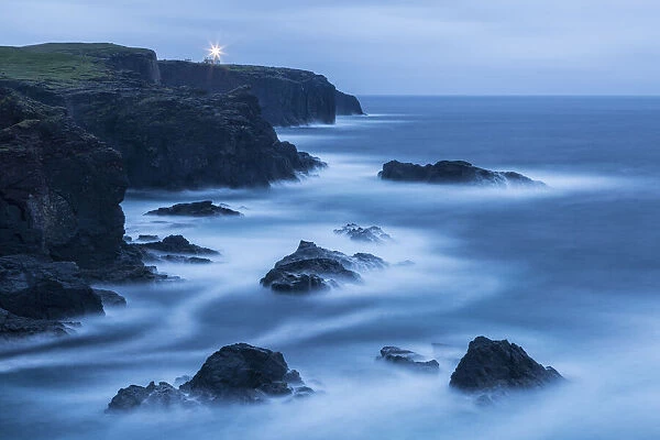 Eshaness Lighthouse, Mainland Shetland, Shetland Islands, Scotland