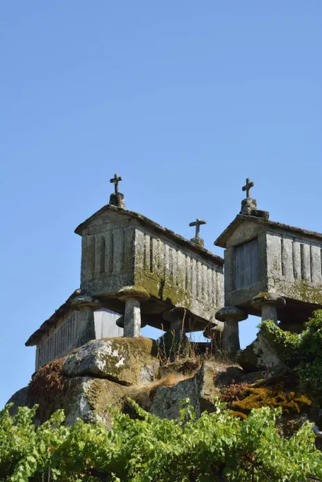 Framed Print : Espigueiros, the old and traditional stone granaries of Soajo. Peneda Geres National Park Framed Print : Espigueiros, the old and traditional stone granaries of Soajo. Peneda Geres National Park