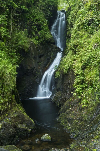Ess-na-Larach Waterfall, Glenariff Forest Park, County Antrim, Northern Ireland