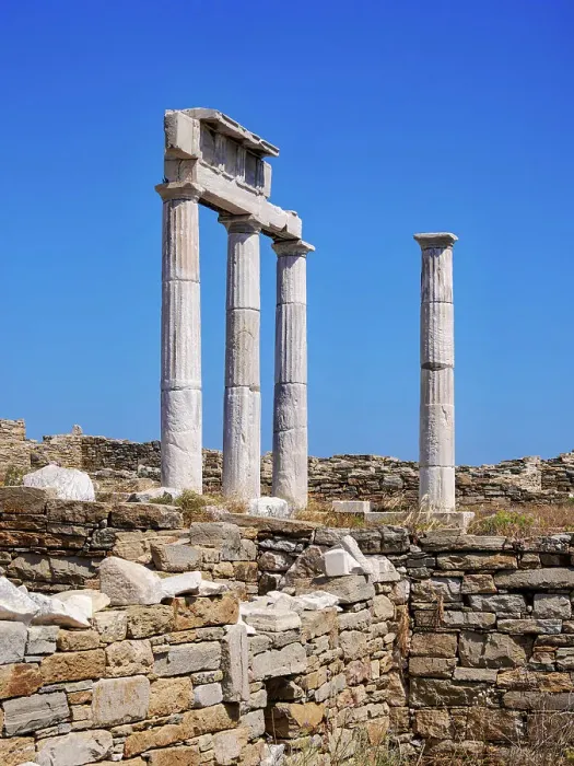 Framed Print : Establishment of the Poseidoniasts, Delos Archaeological Site, Delos Island, Cyclades, Greece Framed Print : Establishment of the Poseidoniasts, Delos Archaeological Site, Delos Island, Cyclades, Greece