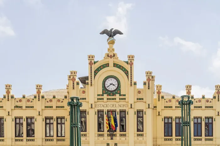 Framed Print : Estacion Del Nord Train station, Valencia, Spain