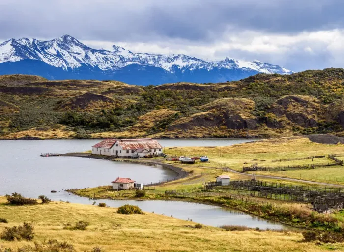 Framed Print : Estancia Puerto Consuelo, Puerto Natales, Ultima Esperanza Province, Patagonia, Chile
