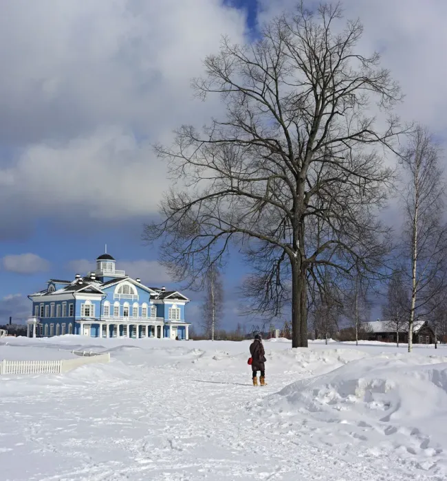 Framed Print : Estate house (1800s), Gorka Galskikh, Cherepovets, Vologda region, Russia