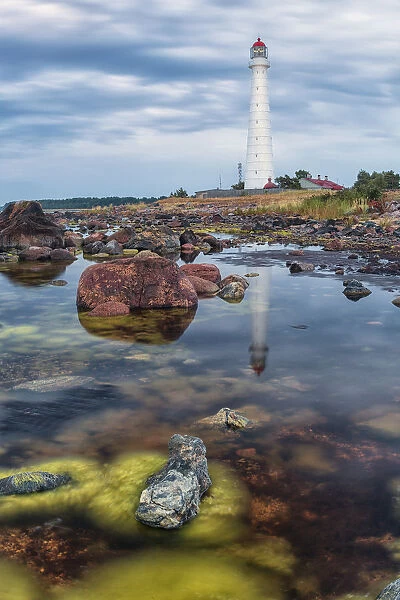 Estonia, Hiiu county, Tahkuna lighthouse is situated on the north end of hiiumaa
