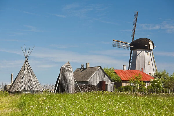 Estonia, Western Estonia Islands, Saaremaa Island, Angla, Saaremaa Windmill Museum