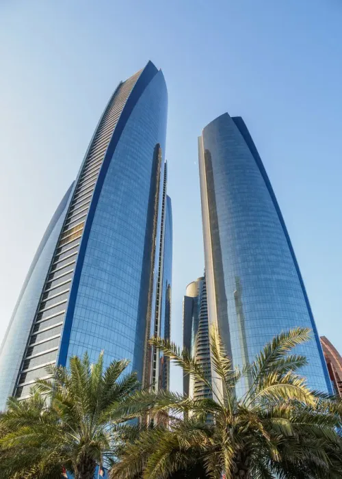 Framed Print : Etihad Towers, Abu Dhabi, United Arab Emirates Framed Print : Etihad Towers, Abu Dhabi, United Arab Emirates
