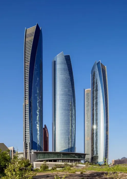 Framed Print : Etihad Towers, Abu Dhabi, United Arab Emirates Framed Print : Etihad Towers, Abu Dhabi, United Arab Emirates