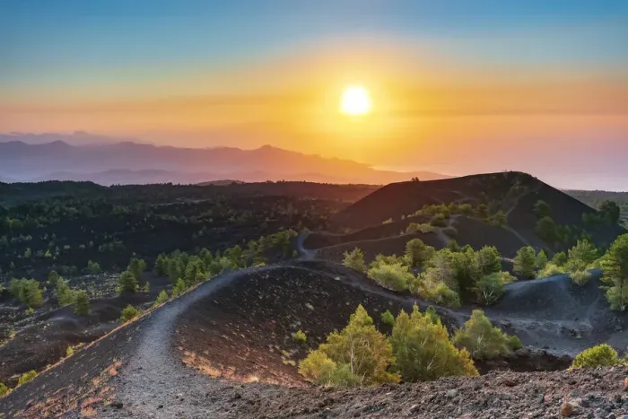 Framed Print : Etna volcano, Sicily. Sun rising on the craters in the nortern part of the Etna Volcano Framed Print : Etna volcano, Sicily. Sun rising on the craters in the nortern part of the Etna Volcano