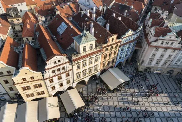 Framed Print : Europe, Czech Republic, Prague, Old Town Square, Prague Clock Tower Framed Print : Europe, Czech Republic, Prague, Old Town Square, Prague Clock Tower