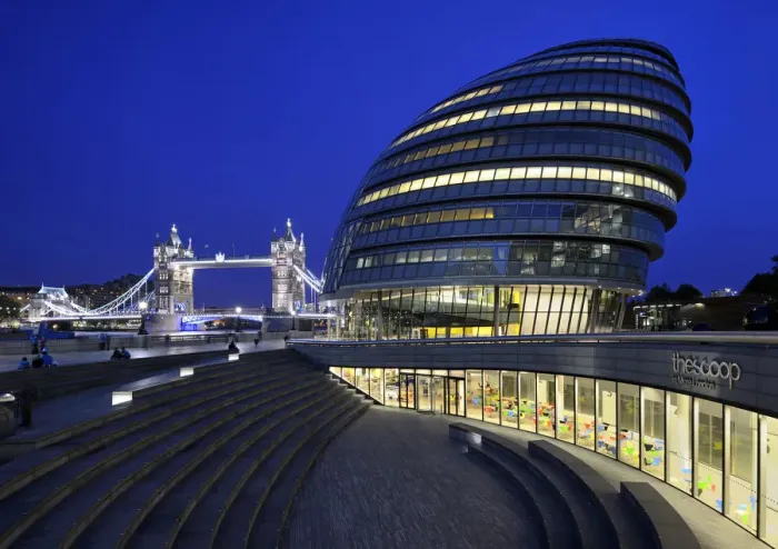 Framed Print : Europe, England, London, Tower Bridge and City Hall Framed Print : Europe, England, London, Tower Bridge and City Hall