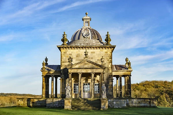 Europe, England, North Yorkshire, Castle Howard, Temple of the Four Winds