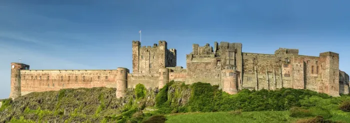 Framed Print : Europe, England, Northumberland, Bamburgh Castle