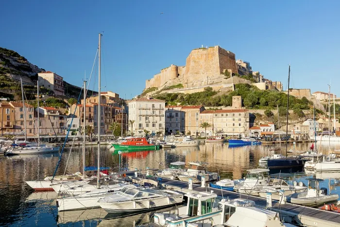Framed Print : Europe, France Corsica, Parc International Marin des Bouches de Bonifacio, Corse-du-Sud Bonifacio The Citadel and marina of Bonifacio Framed Print : Europe, France Corsica, Parc International Marin des Bouches de Bonifacio, Corse-du-Sud Bonifacio The Citadel and marina of Bonifacio