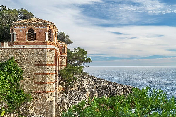 Europe, France, Cote D'Azur. Villa Cypris of Cap Martin