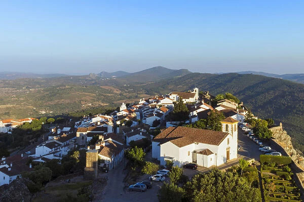 Europe, Iberia, Portugal, The Alentejo. The medieval village of Marvao, set on granite