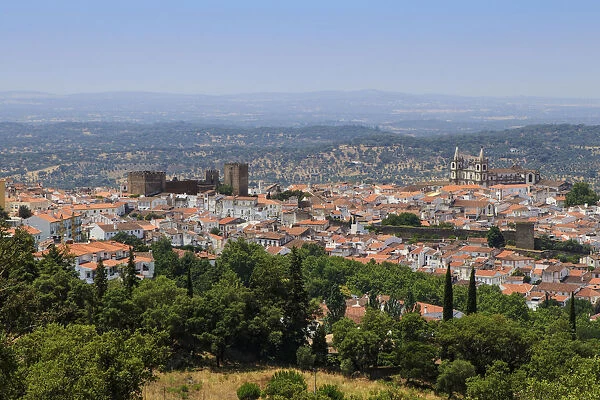 Europe, Iberia, Portugal, The Alentejo, view of the skyine of Portalegre - the capital
