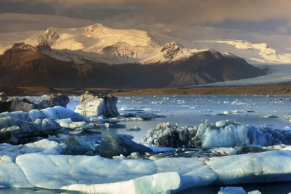 Europe, Iceland, Southeast Iceland, Vatnajokull National Park, Jokulsarlon Glacier Lagoon