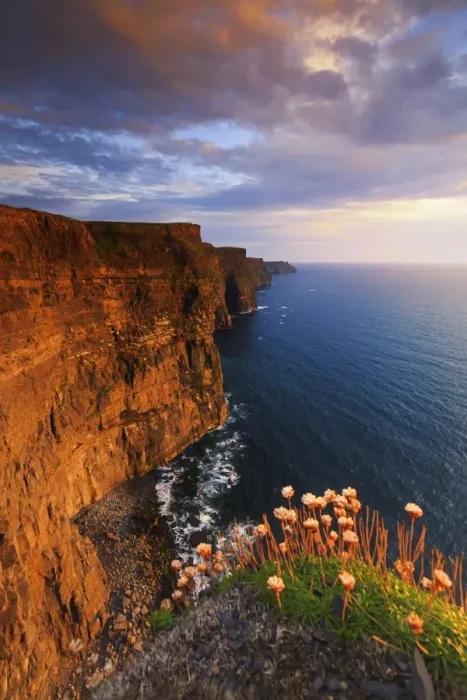 Framed Print : Europe, Ireland, Clare county, Cliffs of Moher at sunset Framed Print : Europe, Ireland, Clare county, Cliffs of Moher at sunset