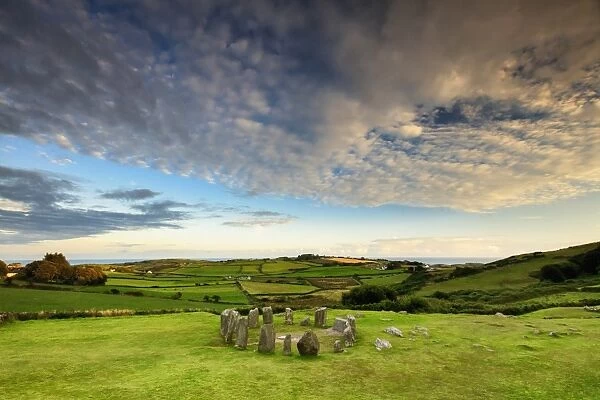 Europe, Ireland, Cork, Drombeg stone circle