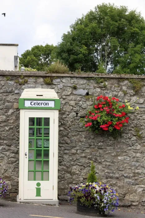 Framed Print : Europe, Ireland, Wicklow, traditional telephone cabin Framed Print : Europe, Ireland, Wicklow, traditional telephone cabin