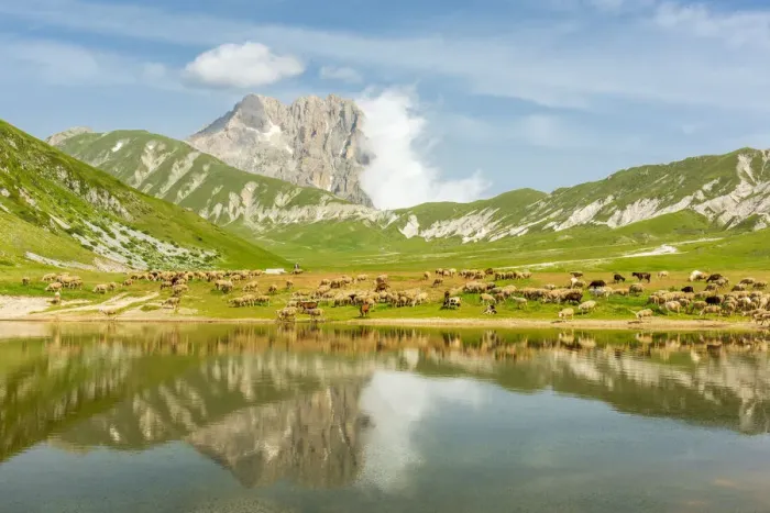 Framed Print : europe, Italy, the Abruzzi. In the National Park of Gran Sasso and Monti della Laga Framed Print : europe, Italy, the Abruzzi. In the National Park of Gran Sasso and Monti della Laga