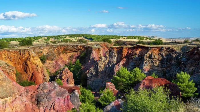 Framed Print : Europe, Italy, Apulia. The old bauxite mines of Spinazzola, now a beautiful hiking area Framed Print : Europe, Italy, Apulia. The old bauxite mines of Spinazzola, now a beautiful hiking area