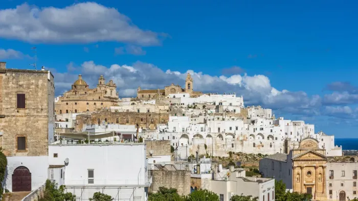 Framed Print : europe, Italy, Apulia. View of the town Ostuni Framed Print : europe, Italy, Apulia. View of the town Ostuni