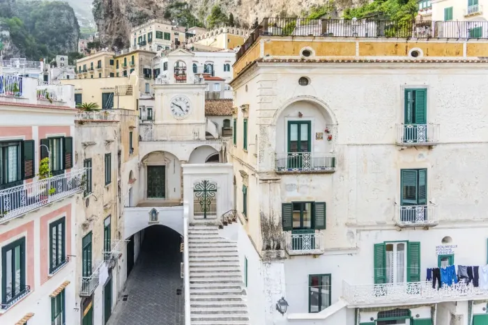 Framed Print : Europe, Italy, Campania. Atrani, a little village close to Amalfi Framed Print : Europe, Italy, Campania. Atrani, a little village close to Amalfi