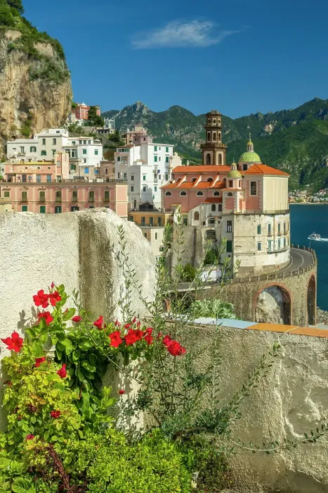 Framed Print : europe, Italy, Campania. Atrani, the little town of the Amalfi coast Framed Print : europe, Italy, Campania. Atrani, the little town of the Amalfi coast