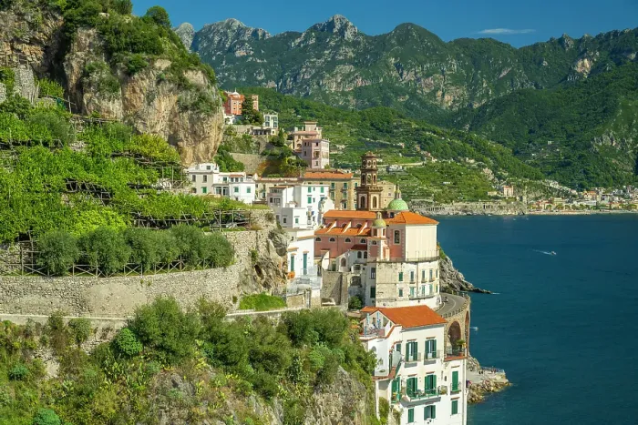 Framed Print : europe, Italy, Campania. Atrani, the little town of the Amalfi coast Framed Print : europe, Italy, Campania. Atrani, the little town of the Amalfi coast