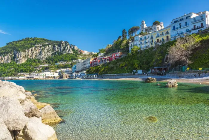 Framed Print : Europe, Italy, Campania. The cristal clear water of Capri on the spiaggia of Cala Grande Framed Print : Europe, Italy, Campania. The cristal clear water of Capri on the spiaggia of Cala Grande