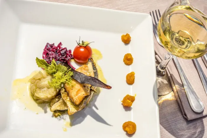 Framed Print : Europe, Italy, Campania. A delicious fish dish in a Restaurant in Procida Framed Print : Europe, Italy, Campania. A delicious fish dish in a Restaurant in Procida