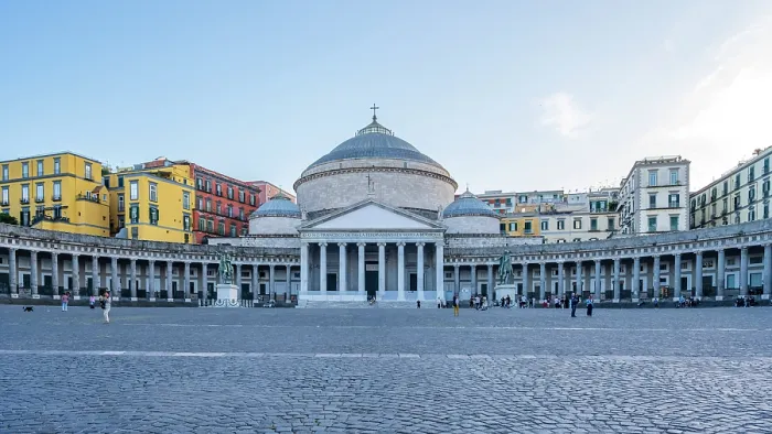 Framed Print : Europe, Italy, Campania. Naples. The Church Francesco da Paola in Piazza del Plebiscito at sunset Framed Print : Europe, Italy, Campania. Naples. The Church Francesco da Paola in Piazza del Plebiscito at sunset