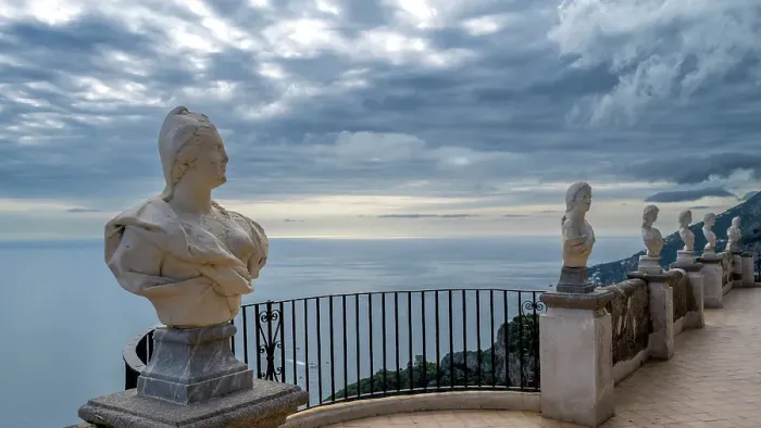 Framed Print : europe, Italy, Campania. Ravello, Villa Cimbrone, the Terrace of Infinity Framed Print : europe, Italy, Campania. Ravello, Villa Cimbrone, the Terrace of Infinity