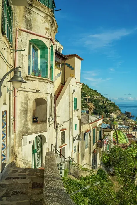 Framed Print : Europe, Italy, Campania. The town of Maiori on the Amalfi coast Framed Print : Europe, Italy, Campania. The town of Maiori on the Amalfi coast