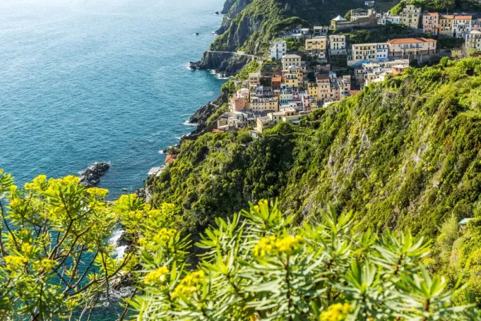 Framed Print : Europe, Italy, Cinque Terre. Riomaggiore in Spring Time Framed Print : Europe, Italy, Cinque Terre. Riomaggiore in Spring Time