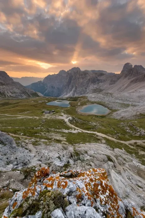 Framed Print : Europe, Italy, Dolomites, South Tyrol, Bolzano. Piani lakes at sunrise Framed Print : Europe, Italy, Dolomites, South Tyrol, Bolzano. Piani lakes at sunrise