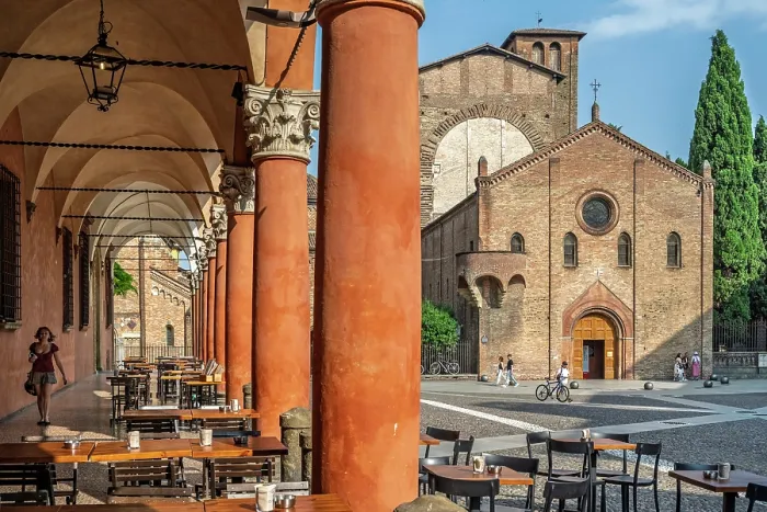 Framed Print : europe, Italy, Emilia-Romagna, Bologna. Piazza Santo Stefano Framed Print : europe, Italy, Emilia-Romagna, Bologna. Piazza Santo Stefano
