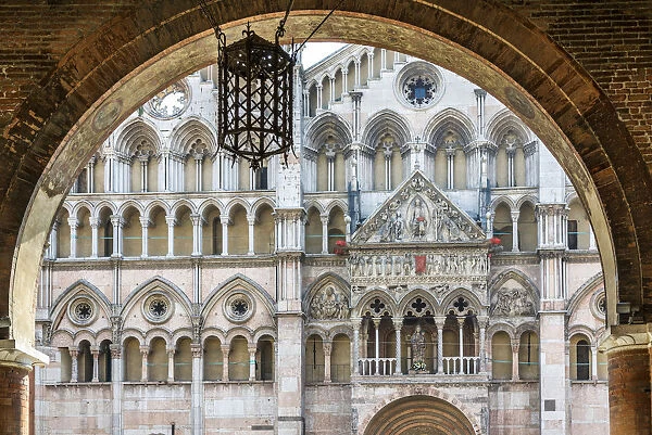 Europe, Italy, Emilia-Romagna. the cathedral San Giorgio of Ferrara