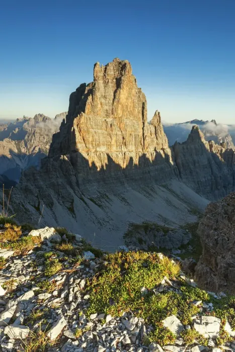 Framed Print : Europe, Italy, Friuli, Pordenone. The Croda Cimoliana between the Val Montanaia Framed Print : Europe, Italy, Friuli, Pordenone. The Croda Cimoliana between the Val Montanaia